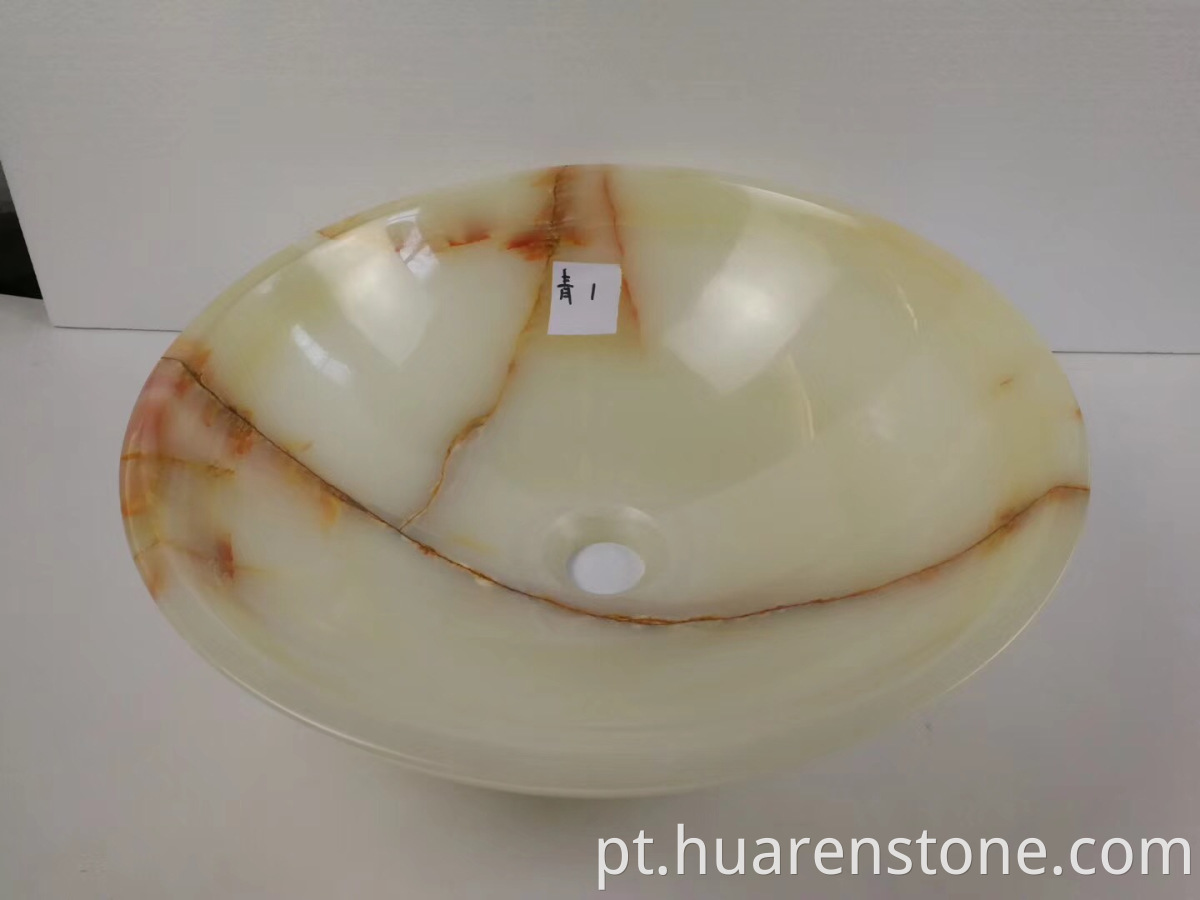 green onyx sink